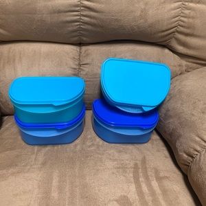 Tuppereware stackable frig set